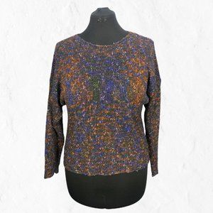 Vintage Zoology Knit Colorful Sweater